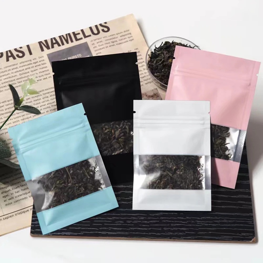 100Pcs Zip Lock Mylar Foil Bag - Food Snacks For Christmas recension och pris