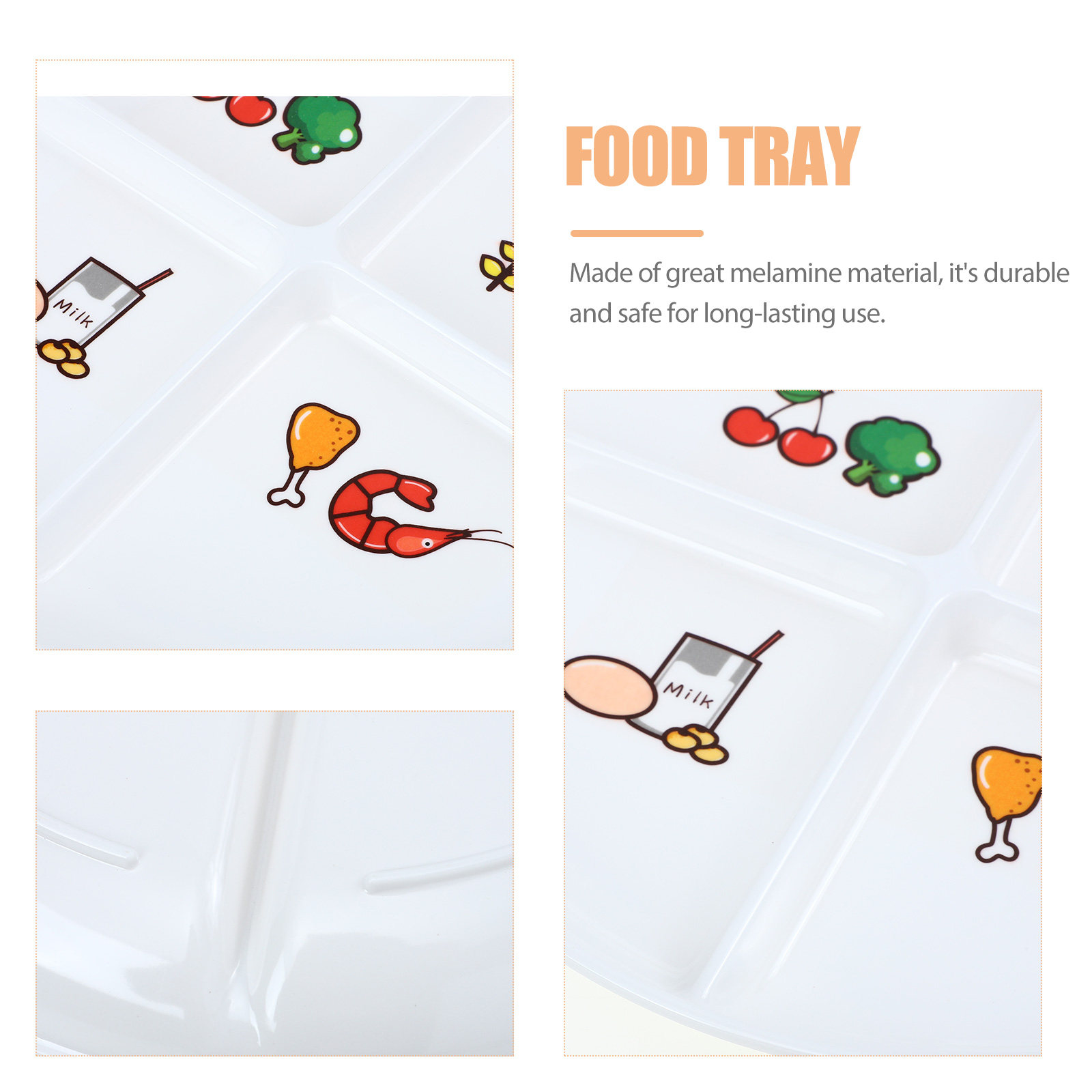 Multi-Grids Food Tray High Qua - Quality Food Snacks recension och pris