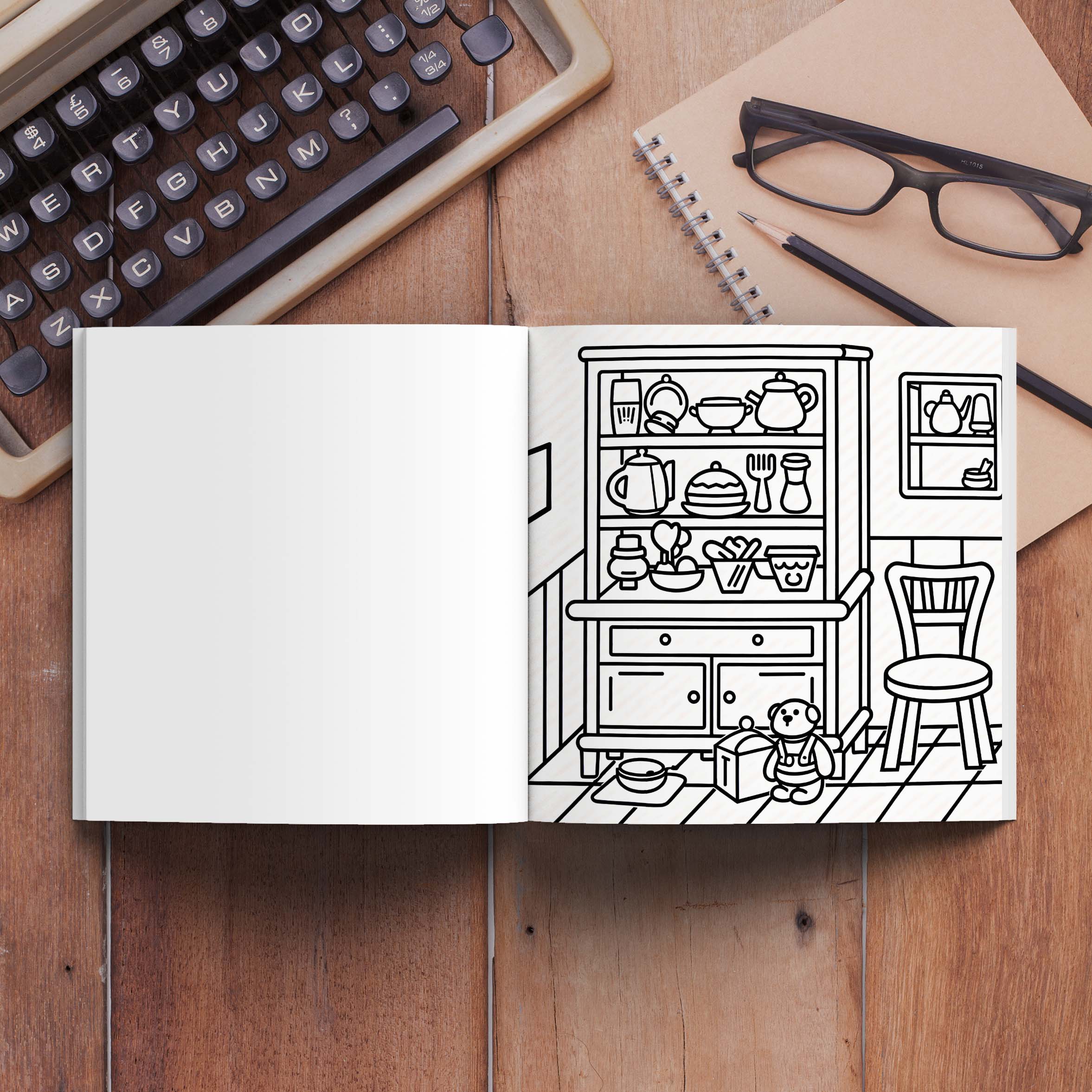 Bview Art Cozy Spaces: Stress- - Food And Snacks Coloring Book recension och pris