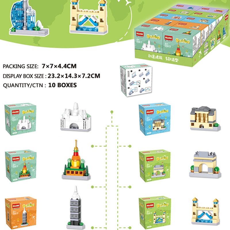 10in1 Cute Architectural Stree - Food Snacks Ideas recension och pris