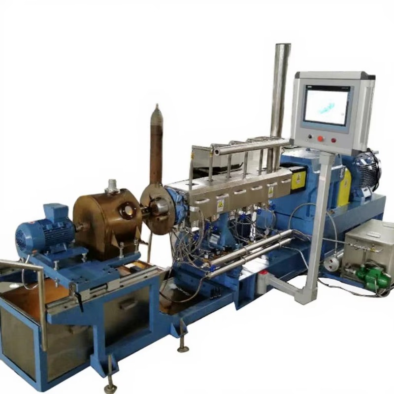 Customized Twin Screw Extruder - Food Snacks Making Machine recension och pris