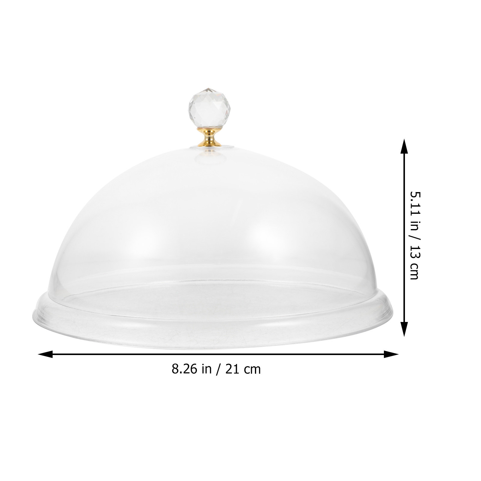 Stylish Clear Acrylic Cake Dom - Food Snacks Ideas recension och pris