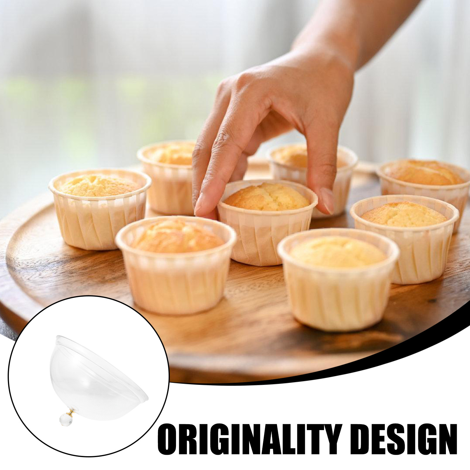 Stylish Clear Acrylic Cake Dom - Food Snacks Ideas recension och pris